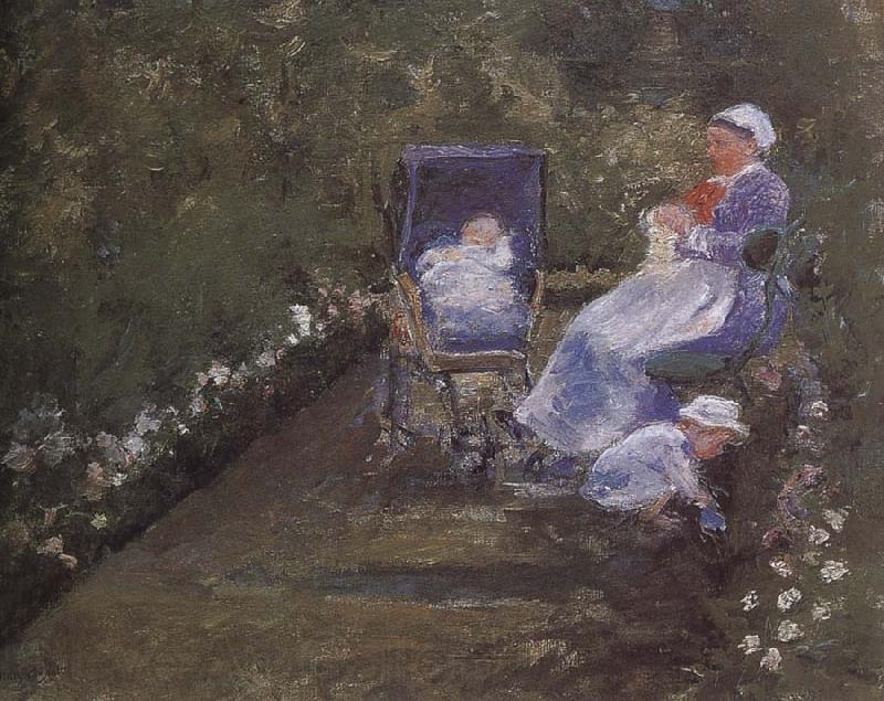Mary Cassatt At the garden Spain oil painting art